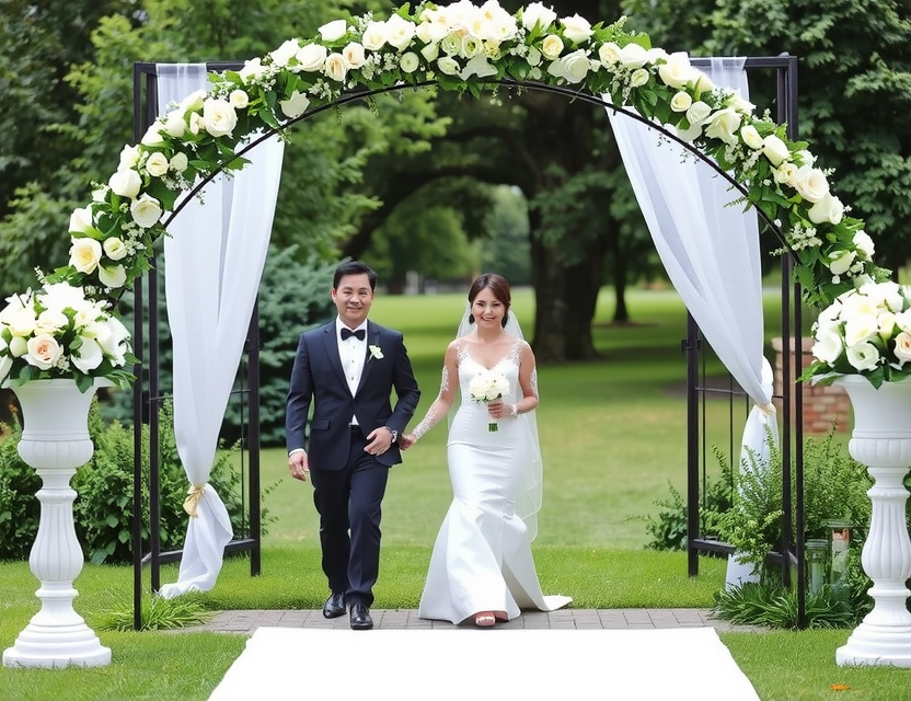 Düğün Çiçek Süslemesi